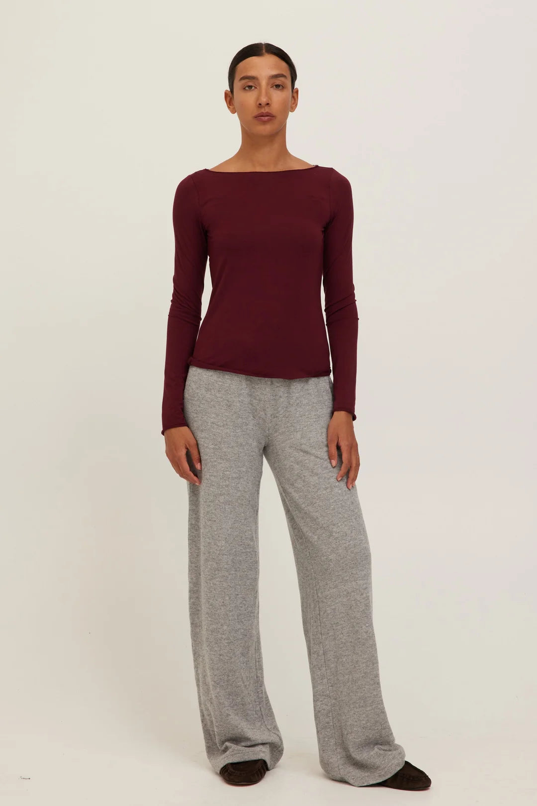 Vera boat neck long sleeve