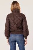 Leni Mock Neck Quilted Bomber