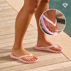 Archies Support Crystal Flip Flops
