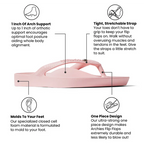 Archies Support Crystal Flip Flops