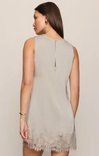 Meadow Muse Lace Mini Dress