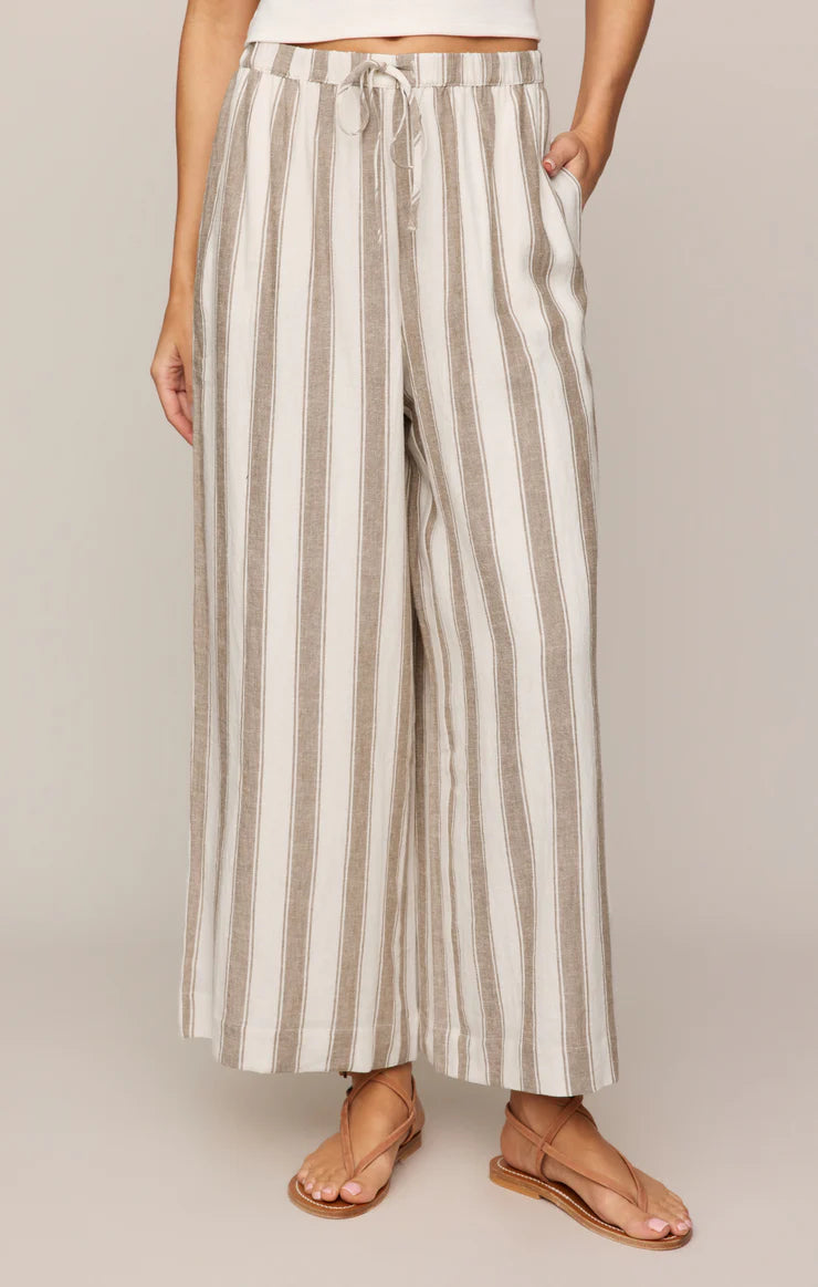 The Perfect Linen Striped Pant
