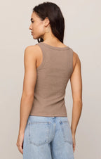 Rowe Ribbed Scoop Neck Tank