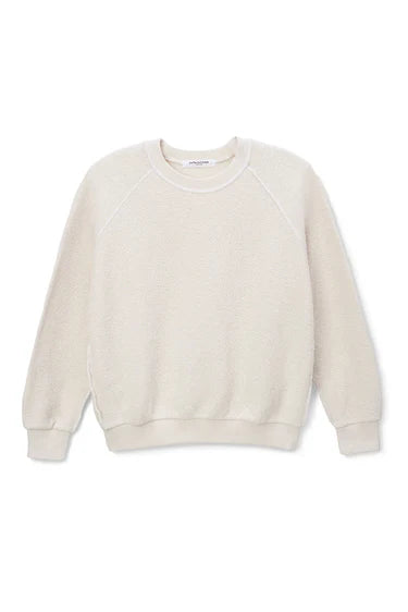 Ziggy reverse fleece crew neck sweatshirt