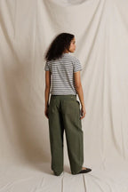 Carter cotton jersey striped tee