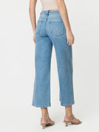 Tie Waist Cropped Wide Leg