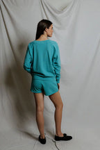 Sinead french terry v neck sweatshirt